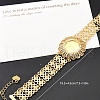 Elegant Vintage Style Brass Link Bracelets for Women TD0107-3-2