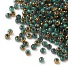 Electroplated Glass Beads GLAA-Q120-02A-02-1