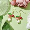 Mother's Day Jewellery Natural Cultured Freshwater Pearl Dangle Earrings EJEW-JE05860-02-2