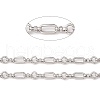 Tarnish Resistant 304 Stainless Steel Ring and Oval Link Chains X-CHS-E023-04P-2