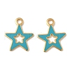 304 Stainless Steel Enamel Charms STAS-U057-13G-02-1