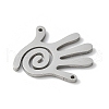 304 Stainless Steel Pendants STAS-E501-15P-2