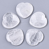 Mother's Day Gifts Natural Quartz Crystal Thumb Worry Stone G-N0325-01W-1