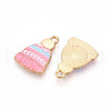 Winter Theme Printed Alloy Pendants PALLOY-H127-03G-05-01-2