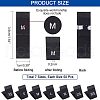  350Pcs 7 Sizes XS~3XL Clothing Size Labels FIND-NB0001-41-5