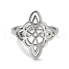 Non-Tarnish 304 Stainless Steel Adjustable Rings RJEW-B047-03P-2