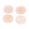 4Pcs 4 Styles Natural Rose Quartz Display Decorations G-F786-02B-04-1