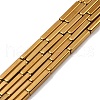 Electroplate Glass Beads Strands EGLA-Q128-12A-FP02-1