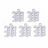 201 Stainless Steel Pendants STAS-N091-40W-1