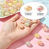 Plating Transparent Acrylic Beads TACR-CJC0001-12-8