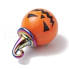 Halloween theme Wood with Alloy Pendant PALLOY-JF02657-01-3