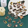 CHGCRAFT 32Pcs 16 Style Alloy Enamel Pendants ENAM-CA0001-49-4