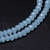 Faceted Rondelle Glass Beads Strands GLAA-M028-2mm-B03-2
