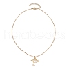 Brass Pendants Necklaces NJEW-TA00163-2