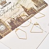 304 Stainless Steel Wire Pendants STAS-X0017-15G-5