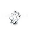 Oval Ring 925 Sterling Silver Finger Rings for Women FS-WGC6322-03-3