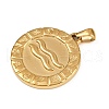 304 Stainless Steel Pendants STAS-C131-04G-01-2