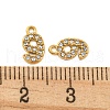 304 Stainless Steel Pendants STAS-L080-002G-09-3