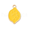 Alloy Enamel Pendants ENAM-V003-01G-1