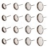 Craftdady 304 Stainless Steel Stud Earring Settings STAS-CD0001-01P-1