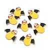 Halloween Light Gold Tone Alloy Enamel Pendants ENAM-P247-19KCG-3