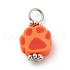Handmade Polymer Clay Pendants PALLOY-JF01767-2
