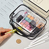 CRASPIRE 3Pcs Transparent PVC Cosmetic Zipper Pouches AJEW-CP0008-72-3
