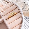 Brass Cuff Finger Rings RJEW-G337-24G-2