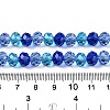 Transparent Glass Beads Strands GLAA-T023-09F-5
