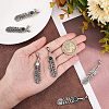 CHGCRAFT 3 Sets 3 Colors Electroplate Zinc Alloy Cord Ends FIND-CA0004-05-3