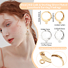 Beebeecraft 100Pcs 2 Colors 304 Stainless Steel Leverback Earring Findings STAS-BBC0006-27-2
