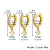 Elegant S925 Sterling Silver Hoop Earrings PJ3202-2
