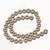 Electroplate Non-magnetic Synthetic Hematite Beads Strands G-F300-03A-F06-2