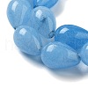 Natural Aquamarine Dyed Beads Strands G-B106-A10-02-4