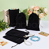 Velvet Packing Pouches Drawstring Bags ABAG-WH0046-30D-4