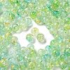 Transparent Crackle Acrylic Beads DACR-D300-01E-8mm-1