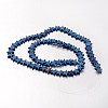 Electroplate Non-magnetic Synthetic Hematite Bead Strands G-F300-24C-F05-2