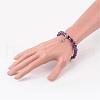 Alloy Om Symbol Charm Bracelets BJEW-JB02377-4