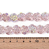Electroplate Glass Beads EGLA-T025-02E-4