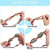 12Pcs Adjustable Braided Nylon Cord Macrame Pouch Bracelet Making AJEW-SW00010-05-4