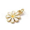 Rack Plating Brass Enamel Pendants KK-Z056-47G-03-2