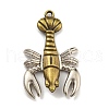 Tibetan Style Alloy Pendants FIND-C052-19AB-1