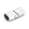 Tarnish Resistant 304 Stainless Steel Magnetic Clasps with Glue-in Ends X-STAS-G071-39P-3