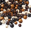 Cheriswelry Dyed Natural Wood Beads WOOD-CW0001-01-LF-5