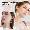 SUNNYCLUE 30Pcs 5 Colors Brass Clip-on Earring Findings KK-SC0004-77-5