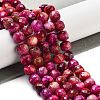 Natural Tiger Eye Dyed Beads Strands G-H028-A01-05-2