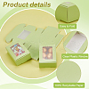 Rectangle Paper Folding Shipping Box with Window CON-WH0099-25A-4