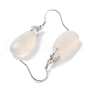 Natural Agate Dangle Earrings for Women EJEW-C083-04P-2