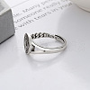 925 Sterling Silver Adjustable Finger Rings FS-WG2A94A-01-3