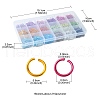 36G 18 Colors Aluminum Wire Open Jump Rings FIND-FS0001-82-4